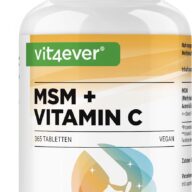 Vit4ever MSM + Vitamina C 1000 mg – 365 compresse – Vorderseite