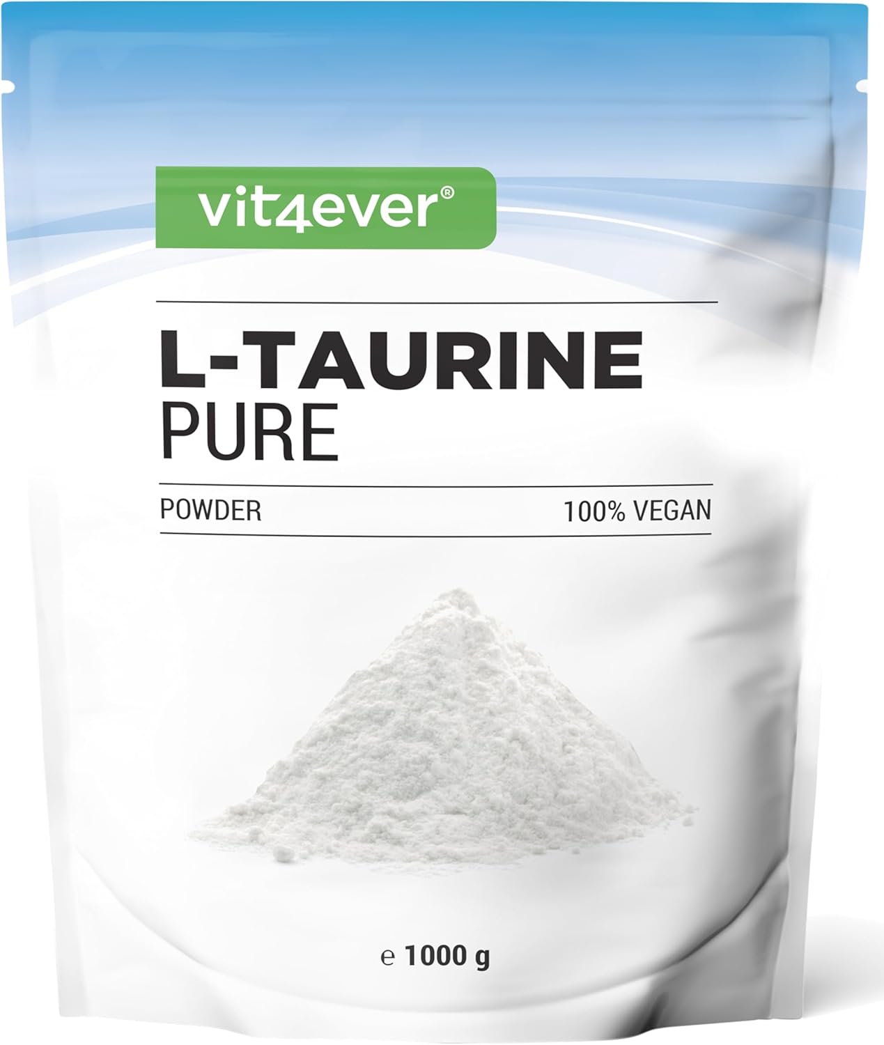 Vit4ever Taurina en polvo – 1000 g – Vorderseite