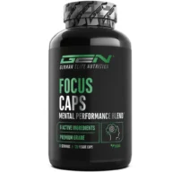 GEN Focus Caps Mental Performance Blend – 120 capsules – Vorderseite