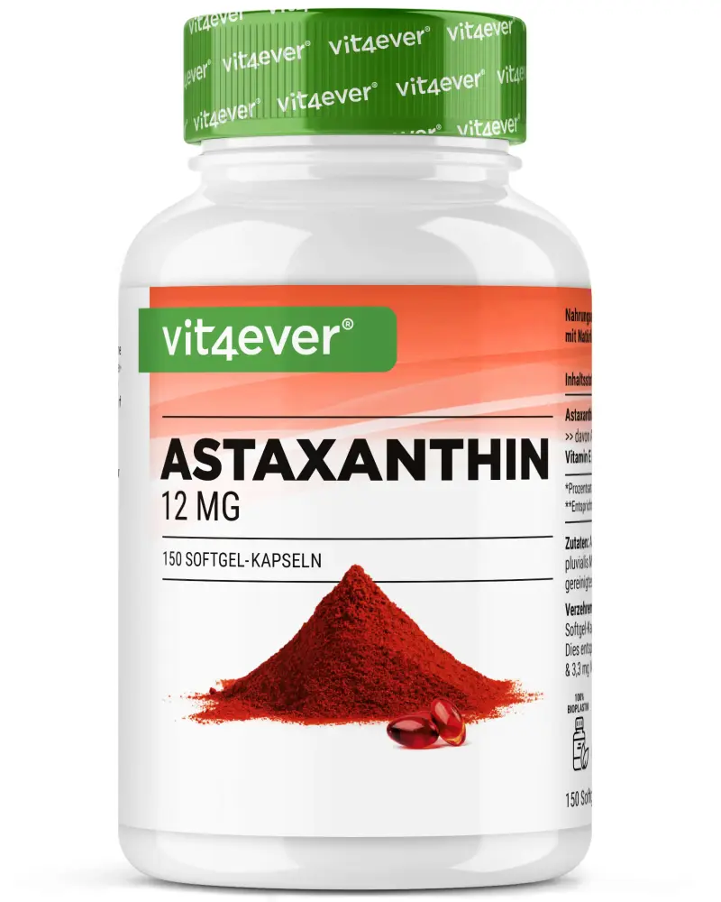 Vit4ever Astaxanthin – 150 capsules – Vorderseite