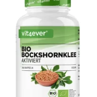 Vit4ever Fenugrec bio, activé – 365 gélules – Vorderseite