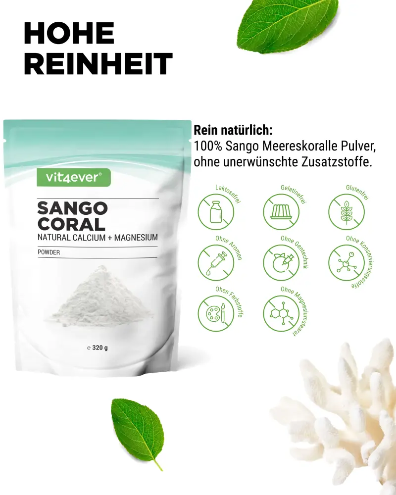 Vit4ever Corail de mer Sango – 320 g – Internationales Etikett
