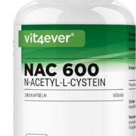 Vit4ever NAC 600 – N-acetil L-cisteina – 240 capsule – Vorderseite