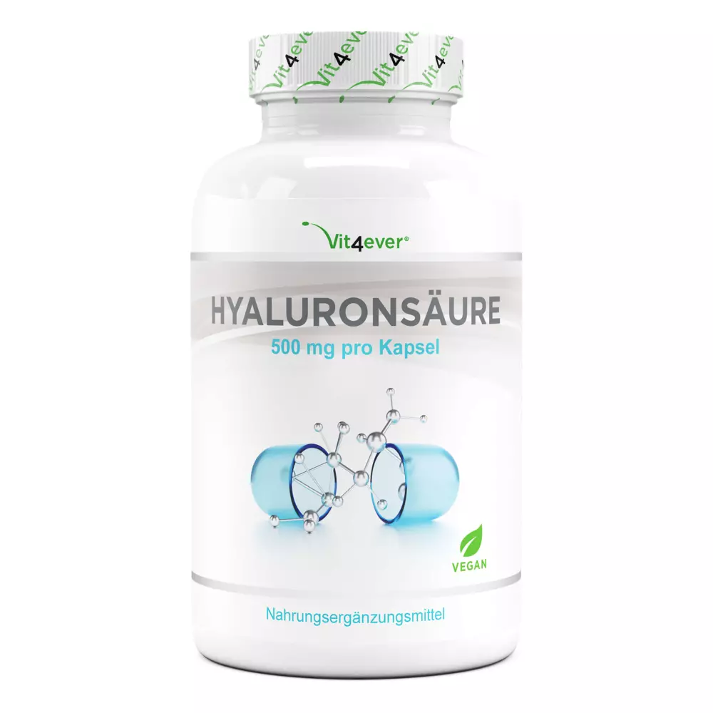 Vit4ever Acido ialuronico – 180 capsule – Vorderseite