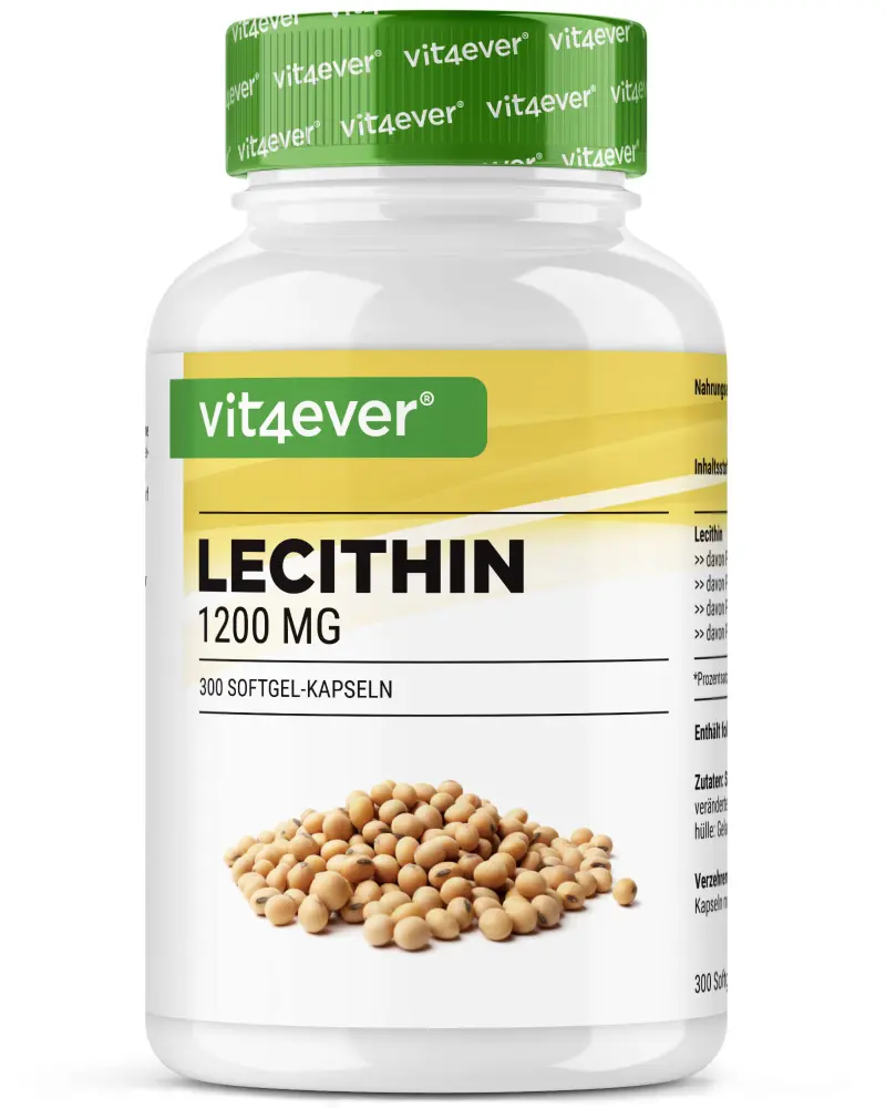 Vit4ever Lécithine – 300 gélules – Vorderseite