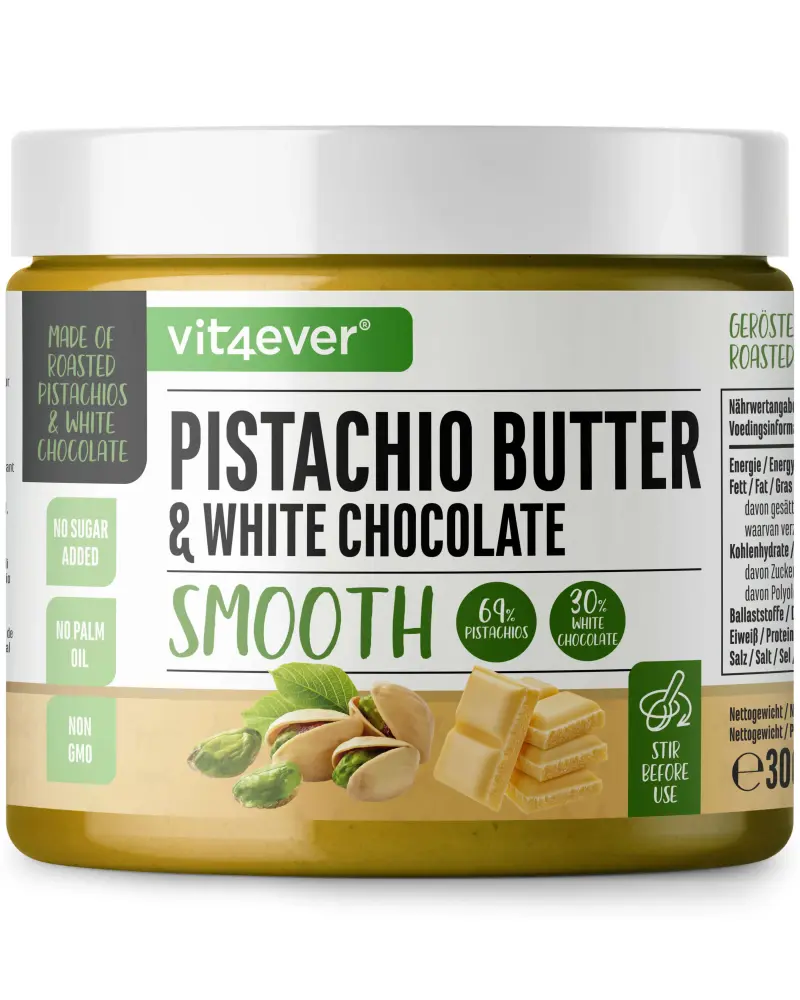 Vit4ever Crema de pistacho – 300 g – – Vorderseite