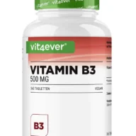 Vit4ever Vitamin B3 (Nicotinamid) – 365 Tabletten – Vorderseite