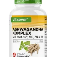 Vit4ever Ashwagandha KSM-66 Complex – 180 cápsulas – Vorderseite