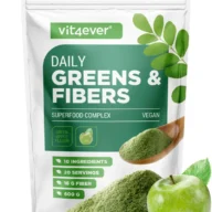 Vit4ever Daily Greens & Fibers – 600 g – Vorderseite