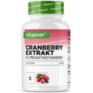 Vit4ever Cranberry extract with vitamin C – 365 capsules – Vorderseite