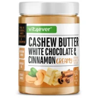 Vit4ever Cashewboter – Witte chocolade & kaneel – 1000 g â Vorderseite